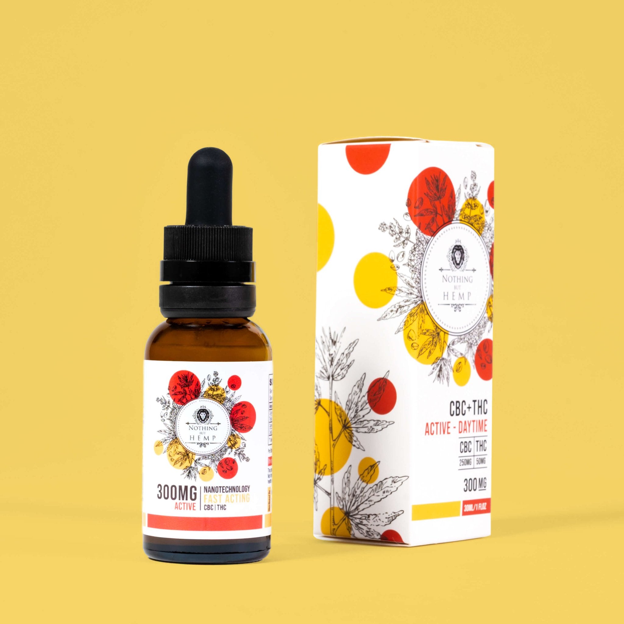 THC & CBC Tincture for Active 300mg | Nothing But Canna