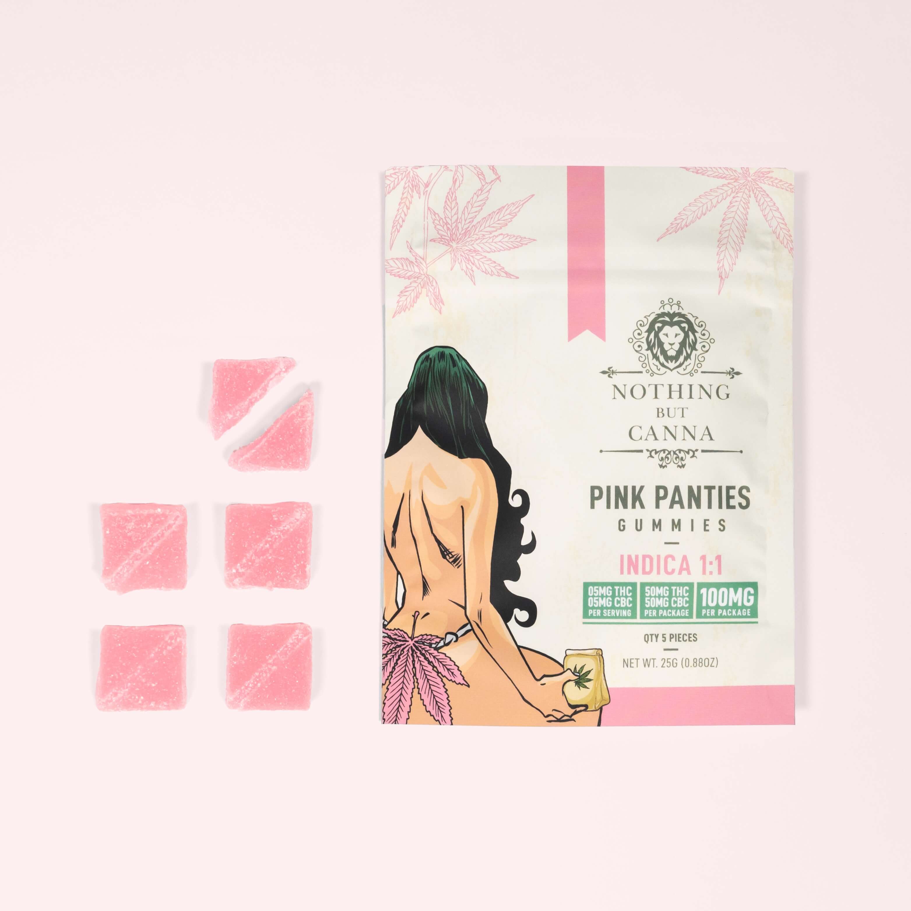 THC+CBC Gummies Pink Panties