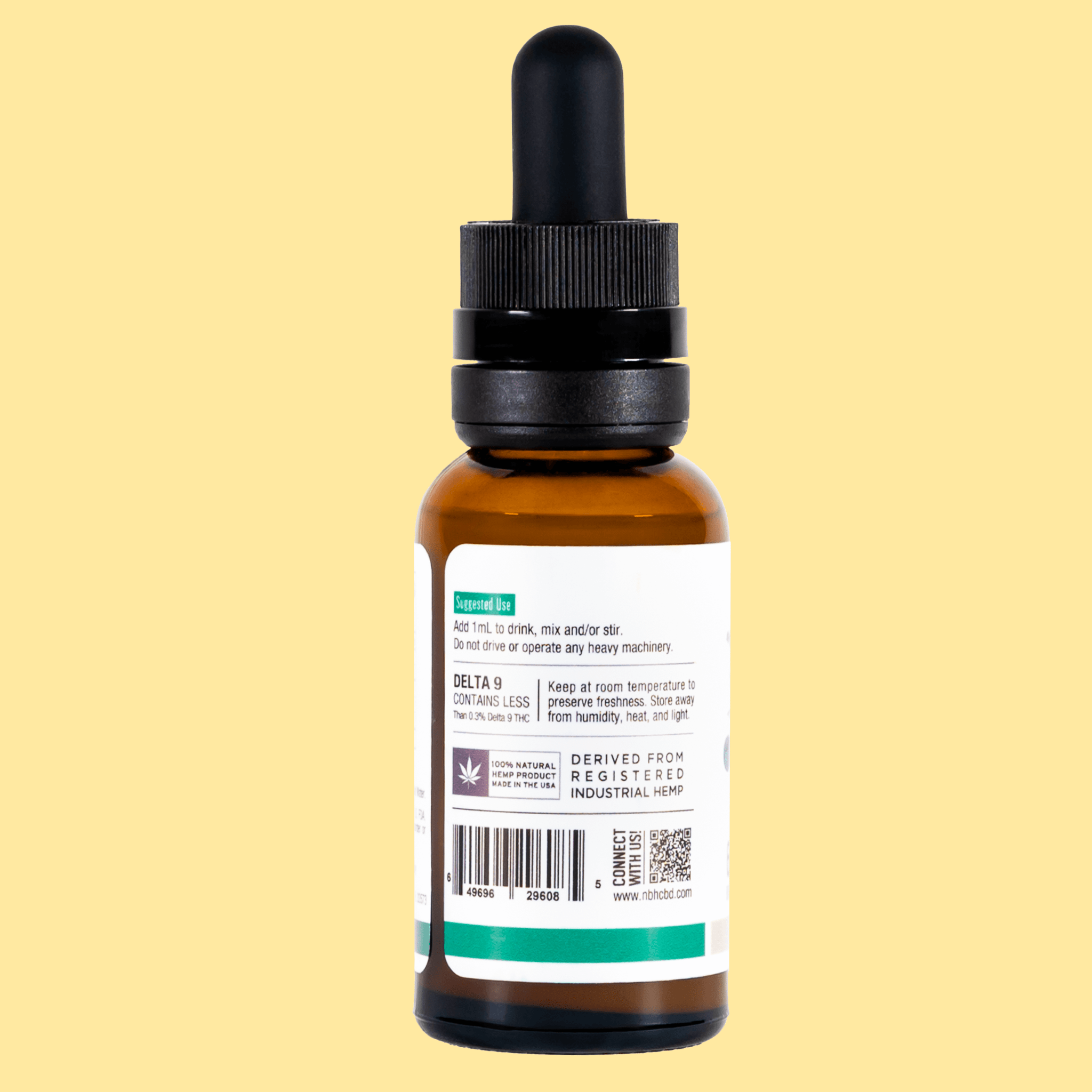 600mg Broad Spectrum CBD Tincture | Beverage Enhancer