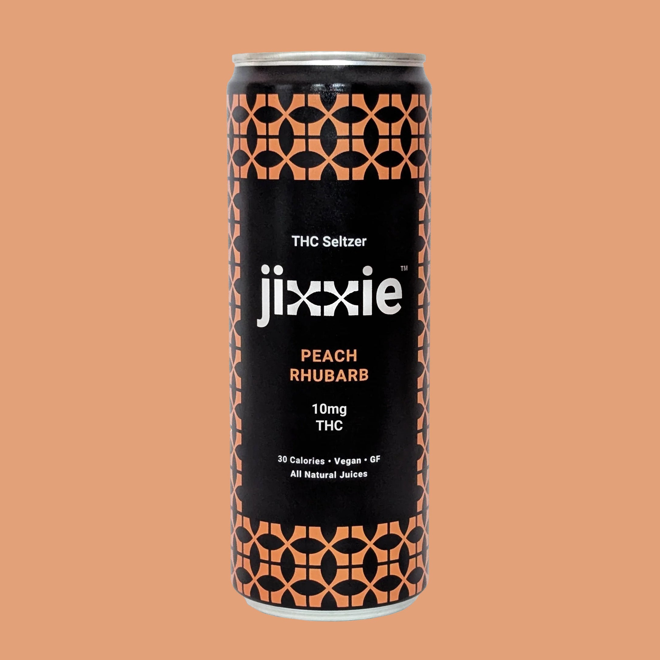 Peach Rhubarb Hemp Seltzer | THC & CBG