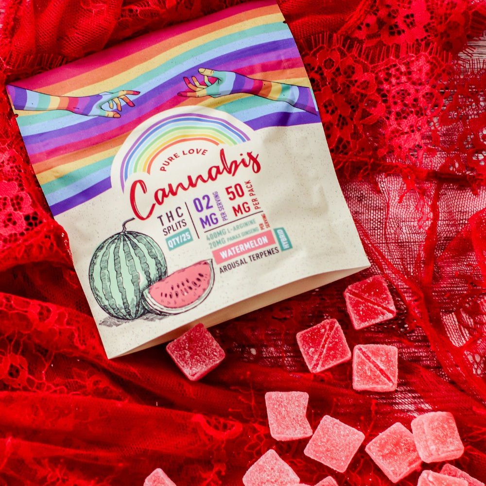 Sex Gummies with THC - Watermelon | Nothing But Canna Sex Gummies with THC - Watermelon | Nothing But Canna