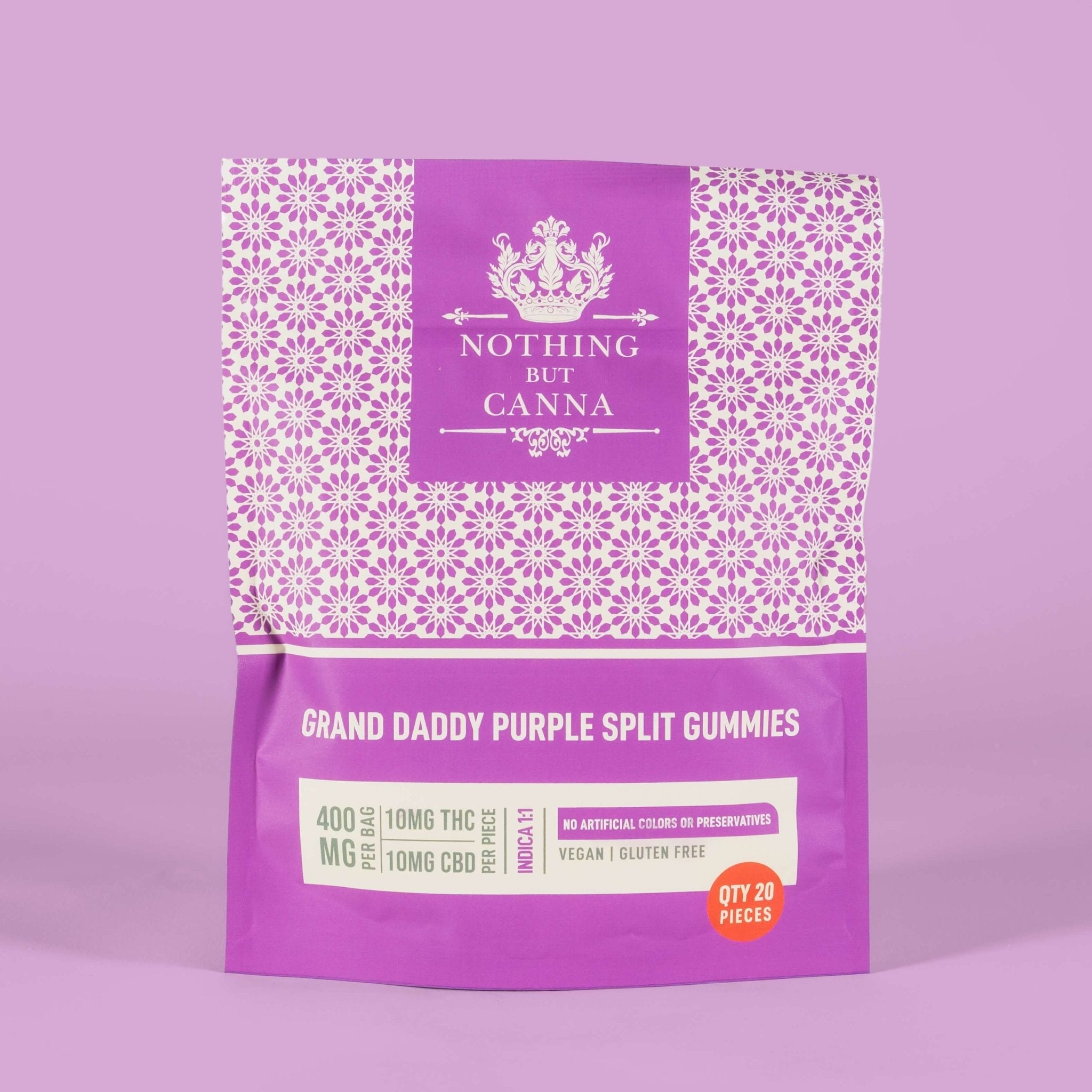 THC & CBD Gummies - Grand Daddy Purples