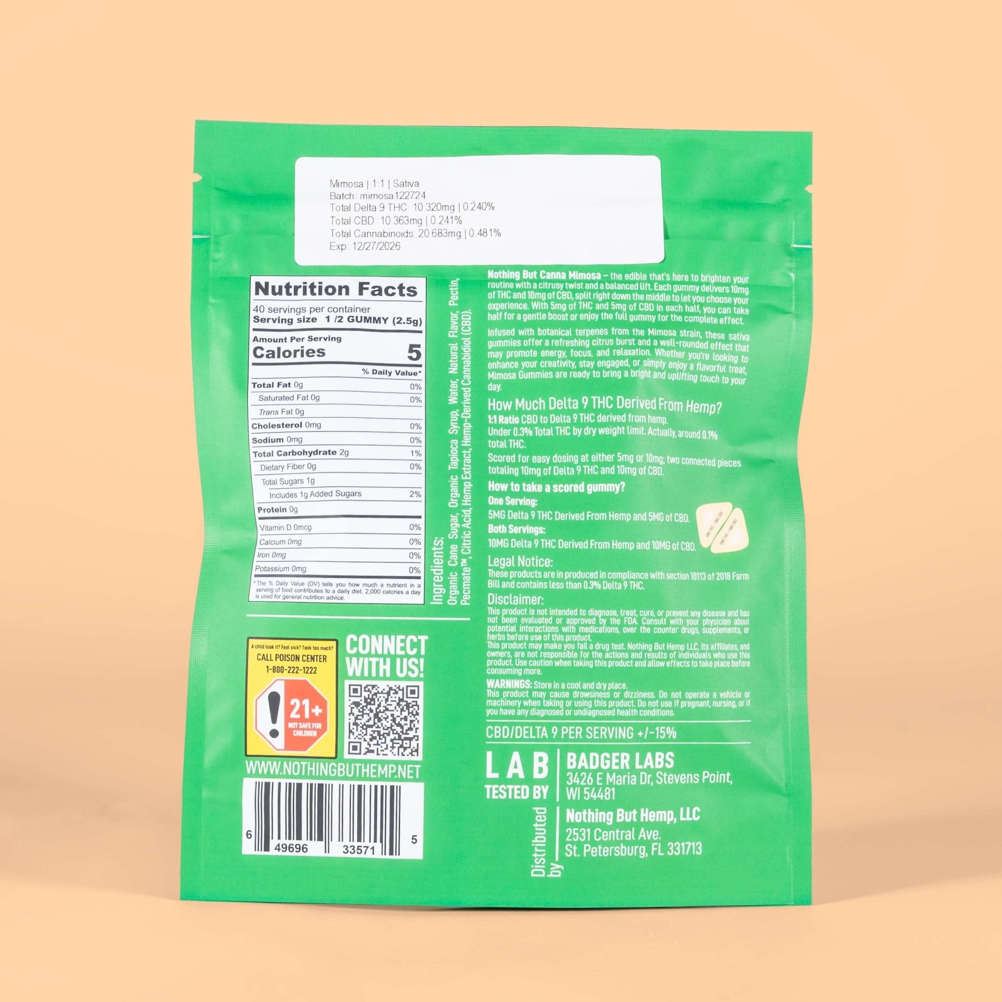 THC & CBD Gummies | Sativa Mimosa