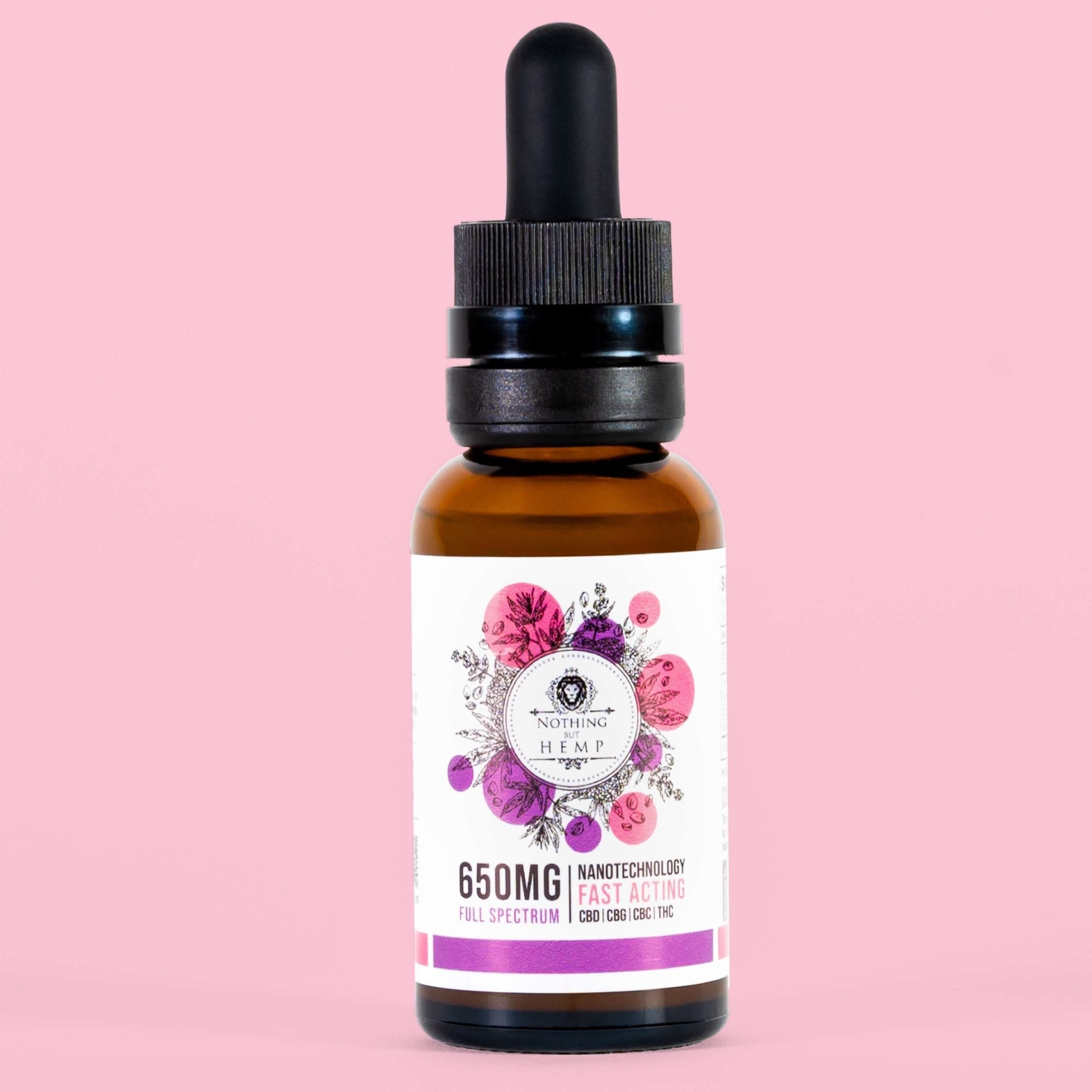 Full Spectrum CBD Tincture - Oil for Anxiety & Calm | Nothing But