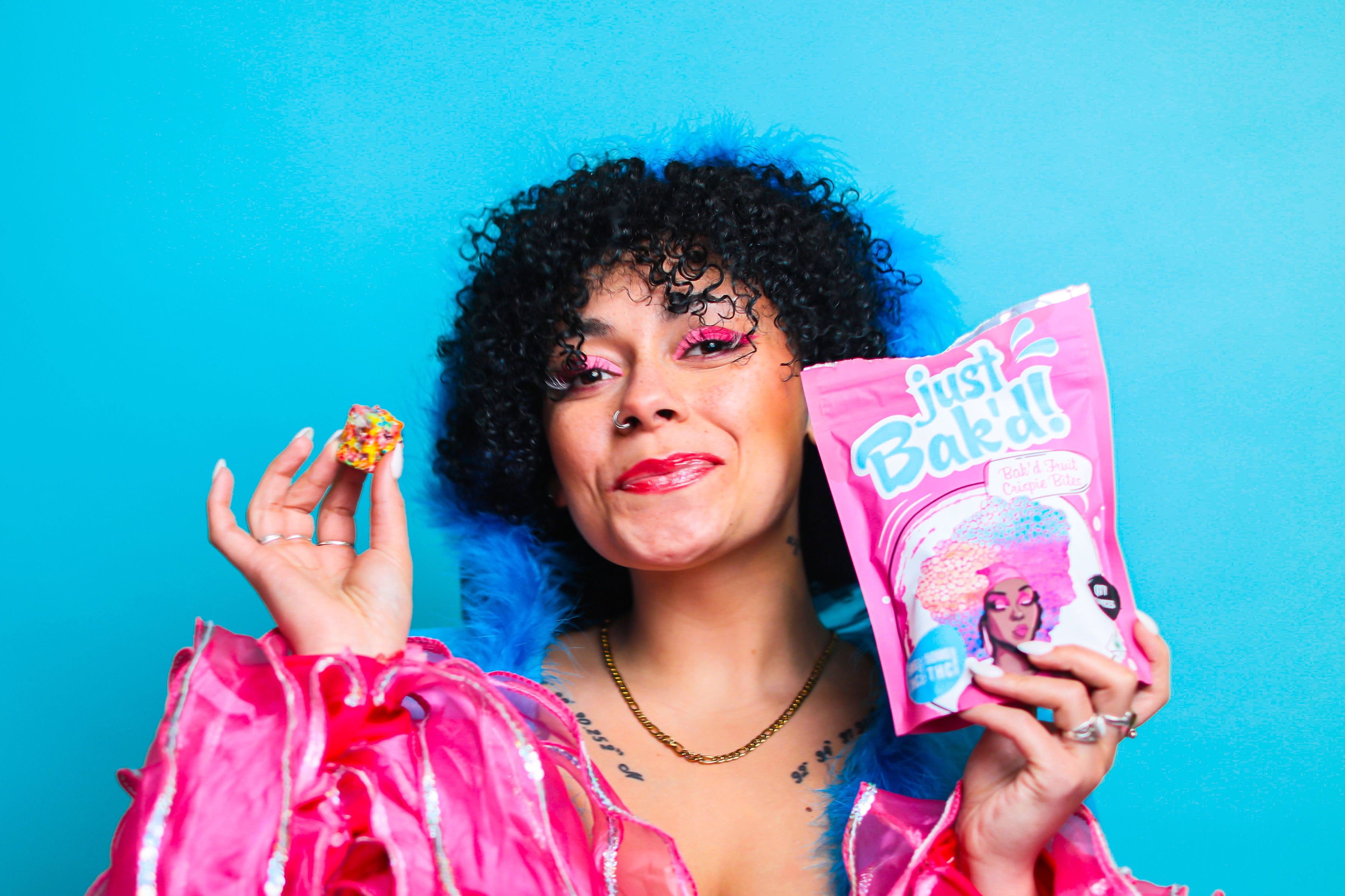 THC Baked Fruit Crispie Bites