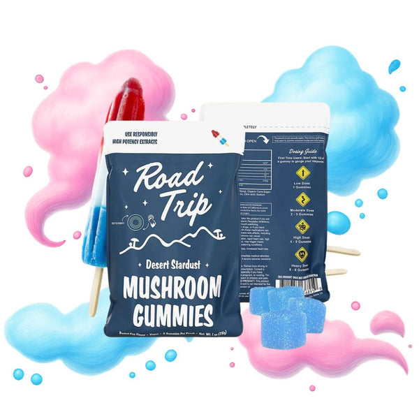Road Trip Rocket Pop Mushroom Gummies