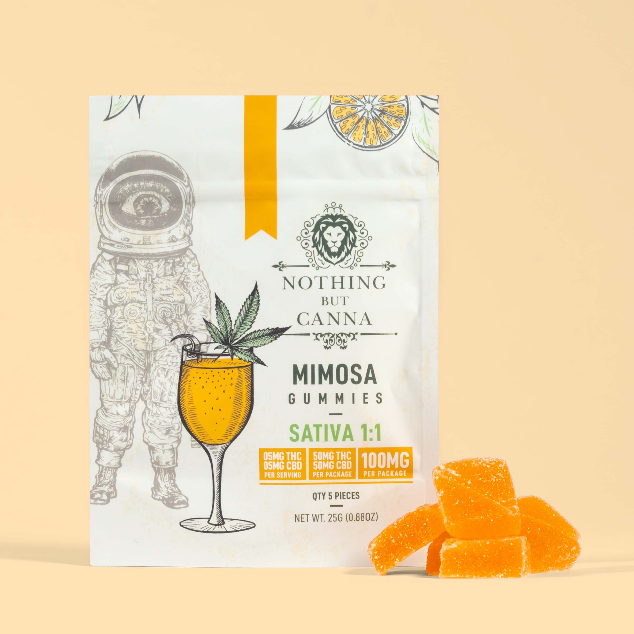 CBD+THC Gummies - Sativa - Mimosa Strain