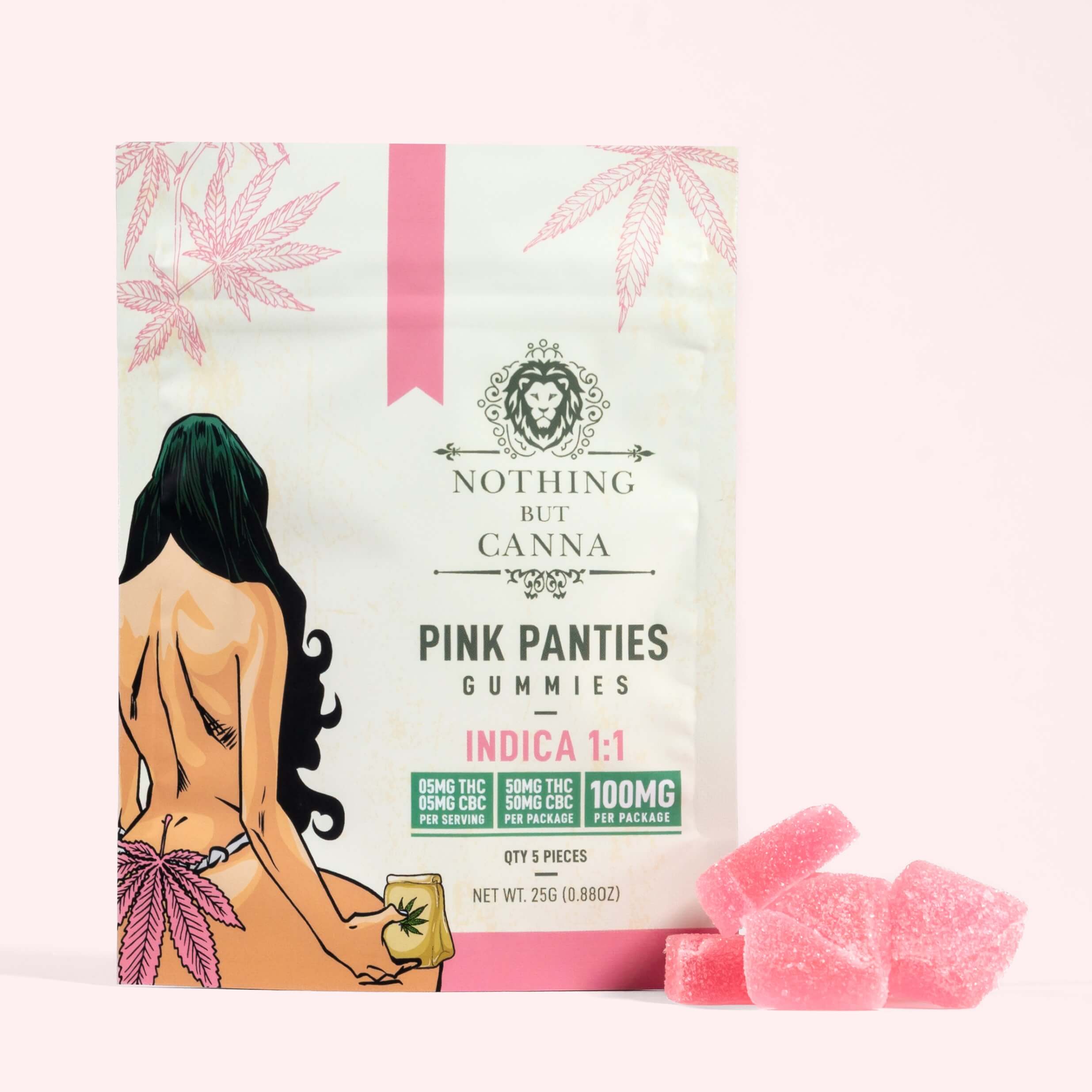 THC+CBC Gummies Pink Panties
