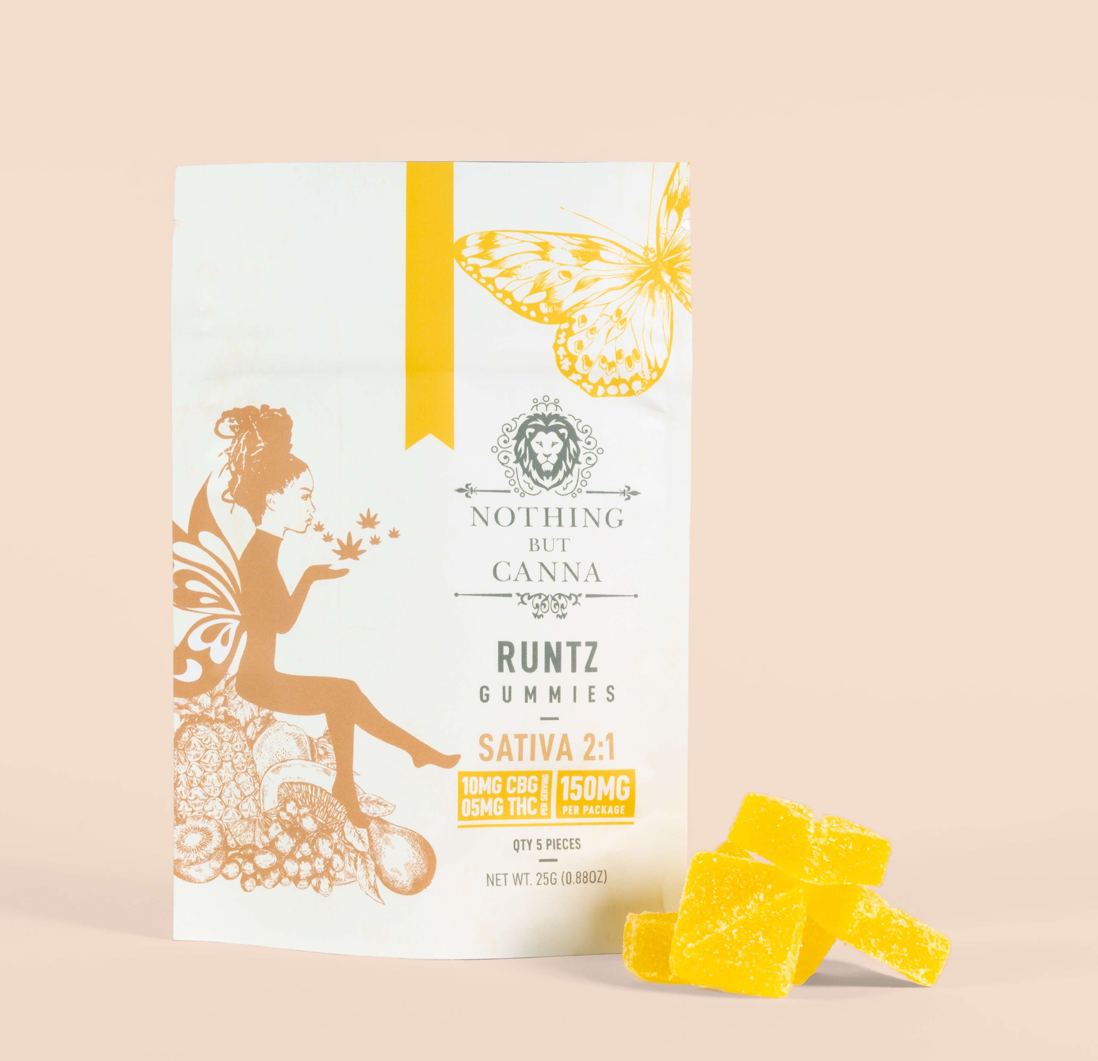 Delta 9 THC+CBG Gummies - Runtz - Sativa