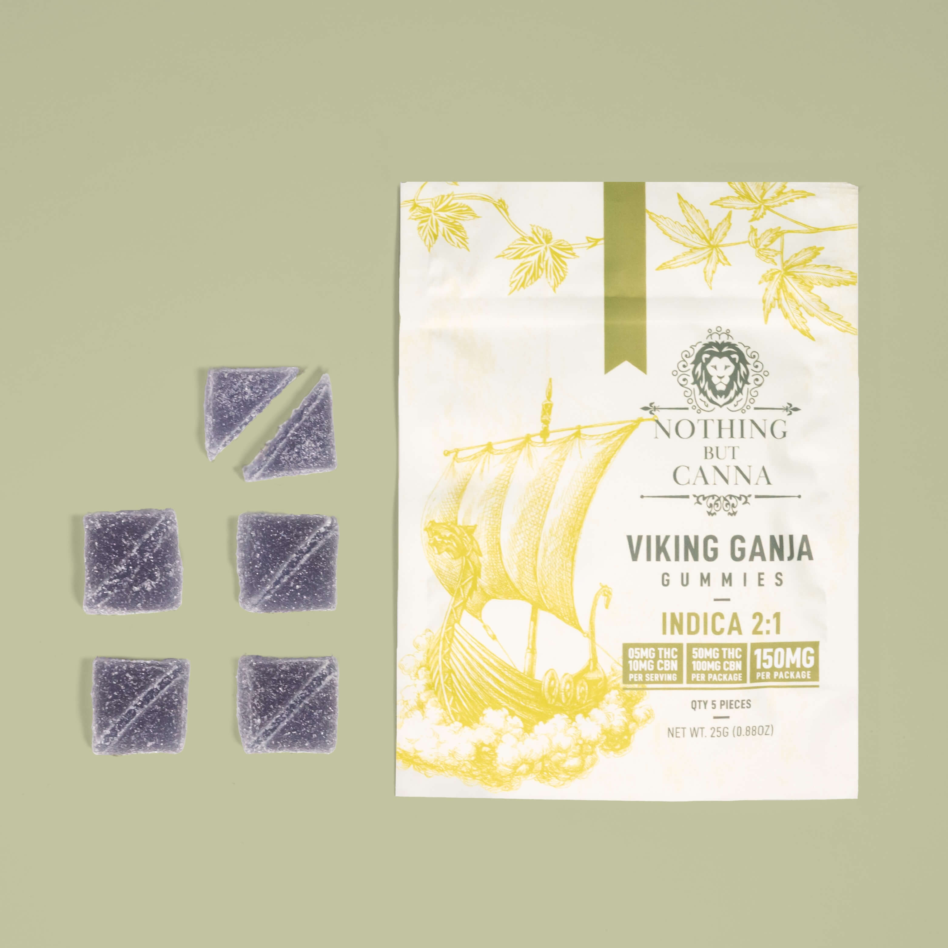 CBN+THC Gummies - Indica - Viking Ganja