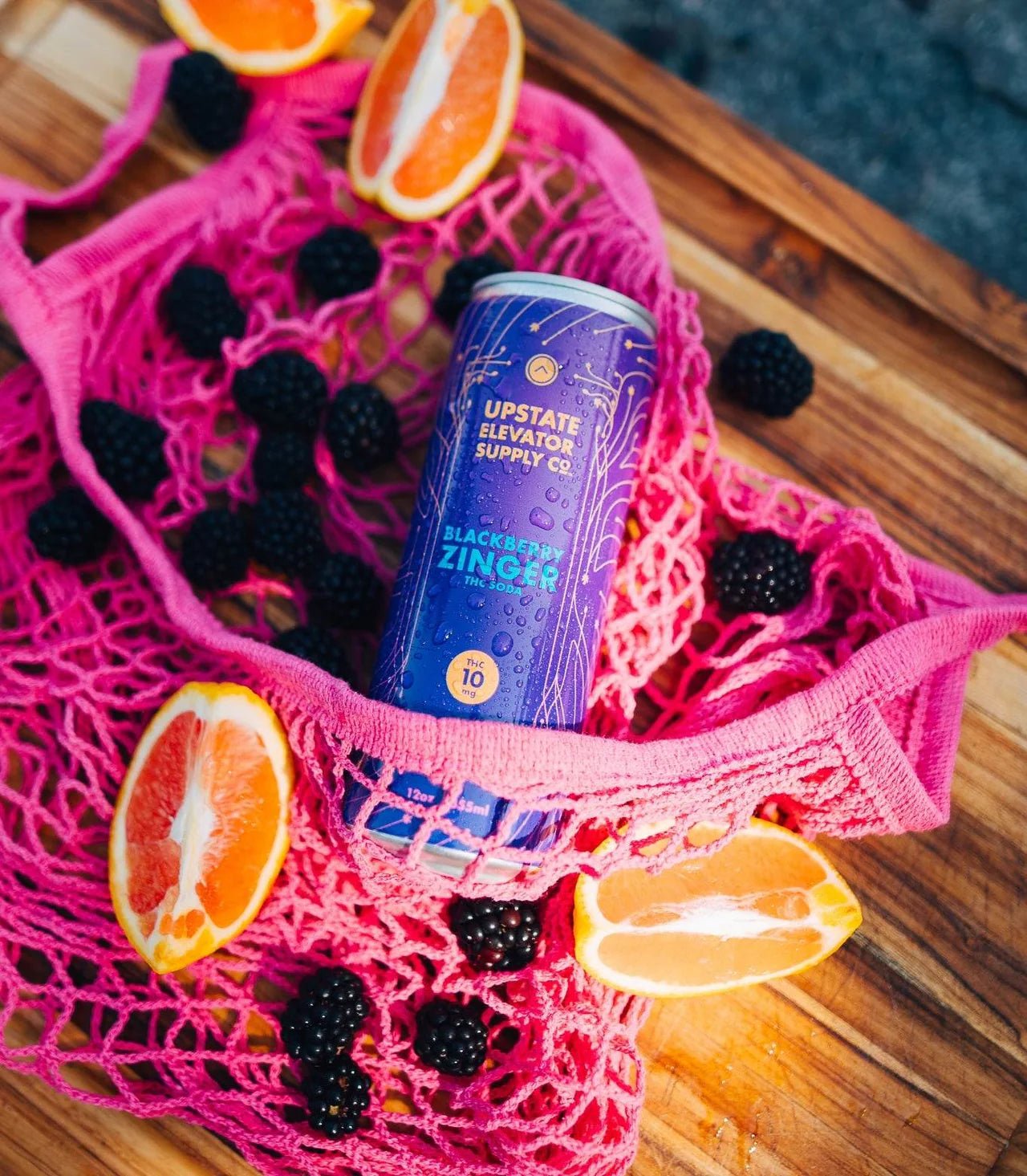 Blackberry Zinger THC Soda