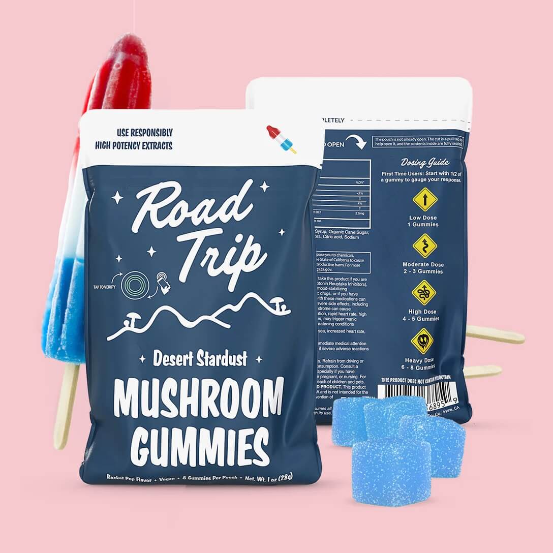Desert Stardust Magic Mushroom Gummies - Rocket Pop