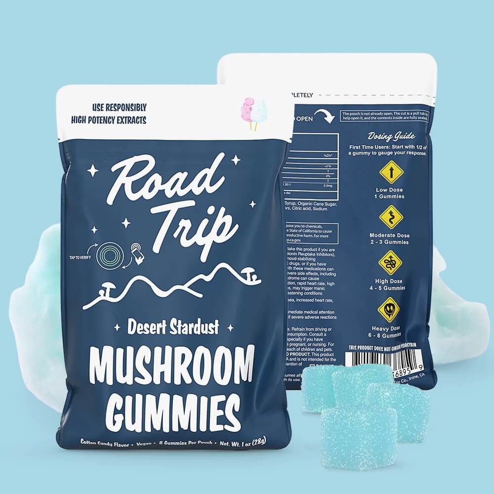 Desert Stardust Mushroom Gummies - Cotton Candy