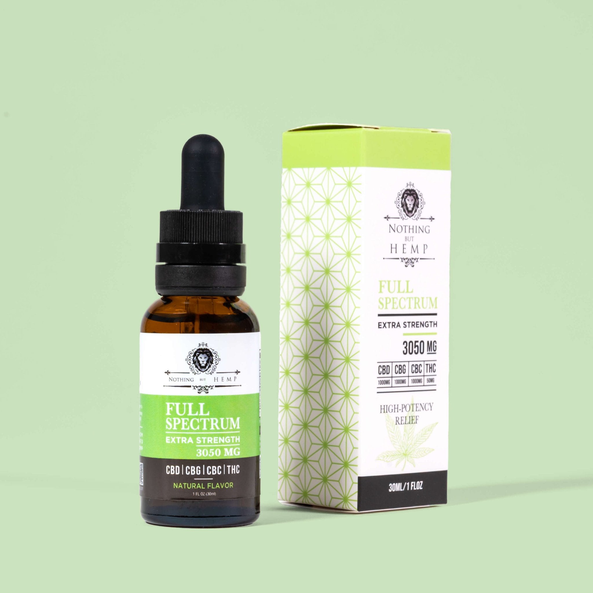 Full Spectrum CBD Tincture - Oil for Anxiety & Calm | Nothing But