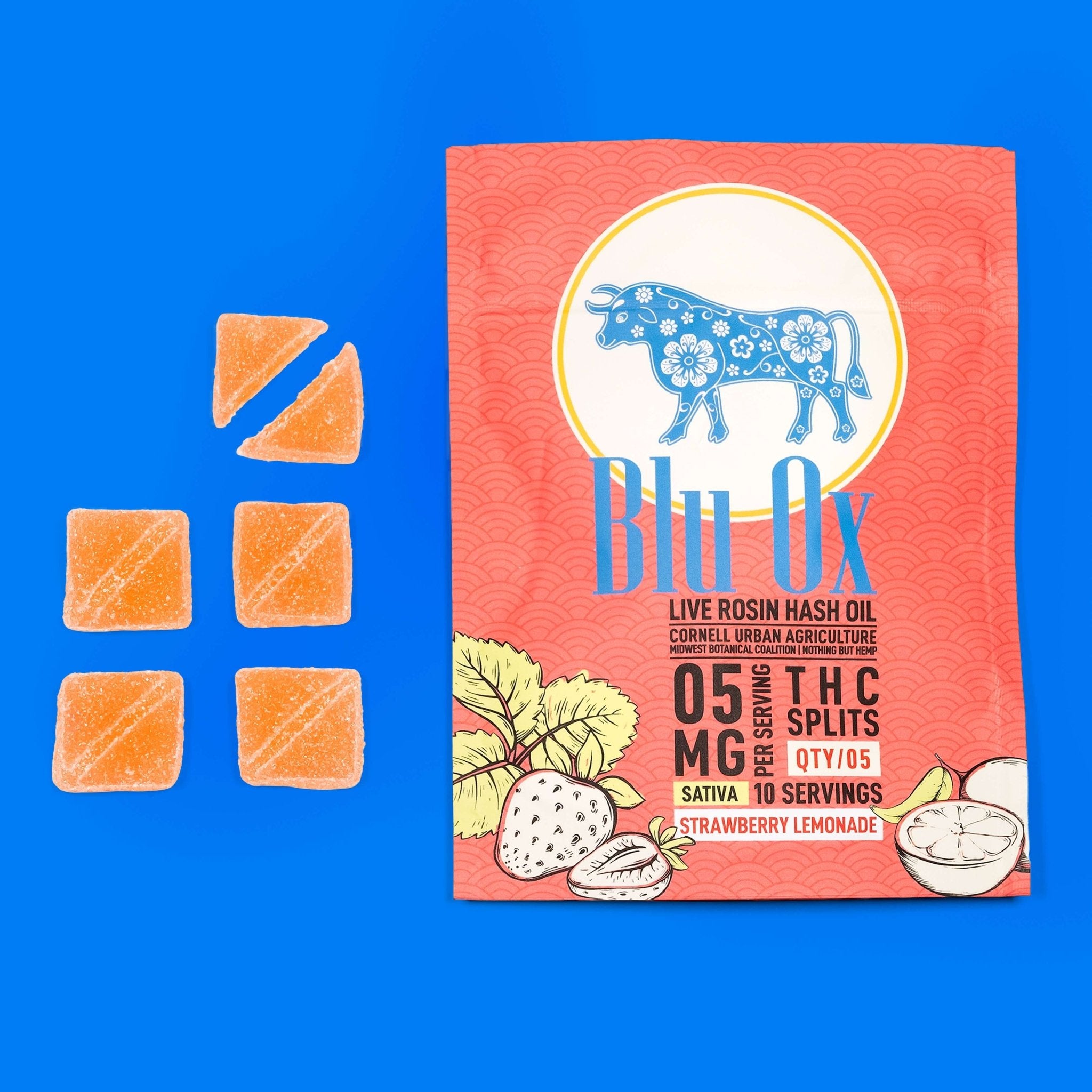 Live Rosin Sativa Gummies | THC Splits