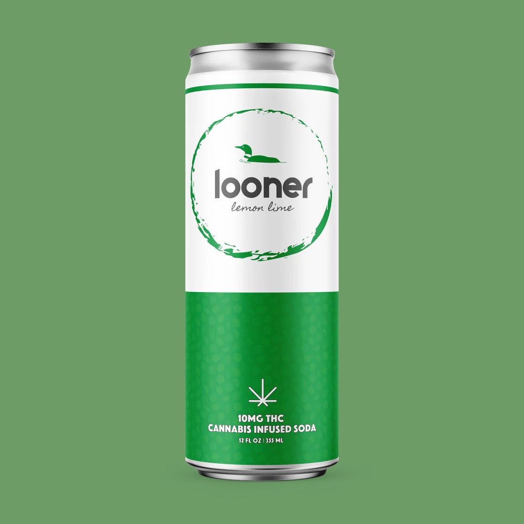 Looner Lemon Lime  THC Soda