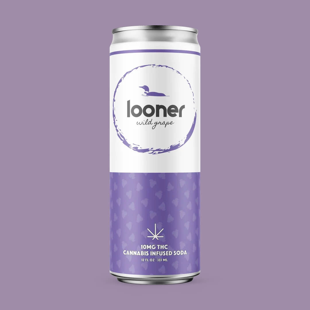 Looner Wild Grape - THC Soda