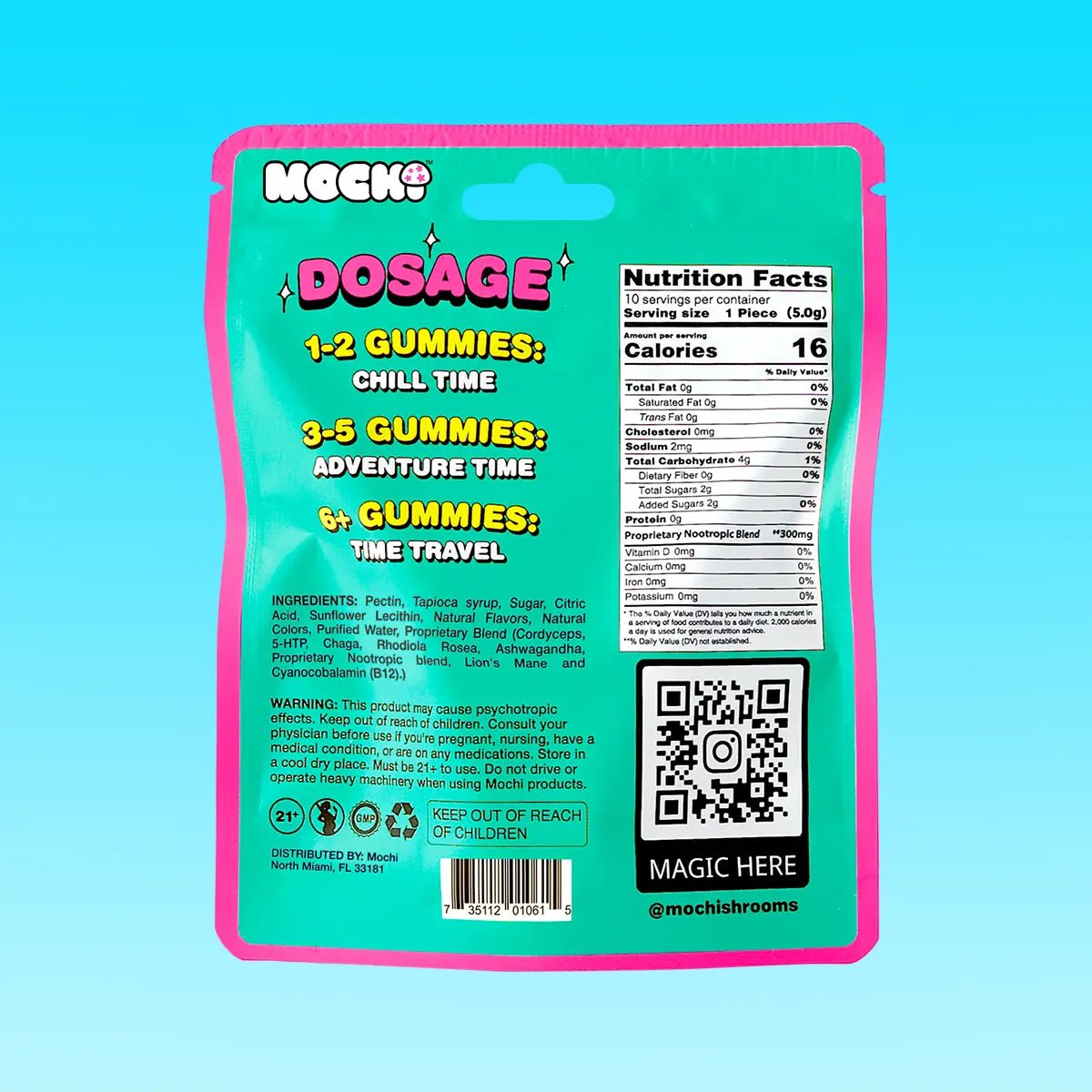 Mochi Magic Mushroom Gummies - Lychee