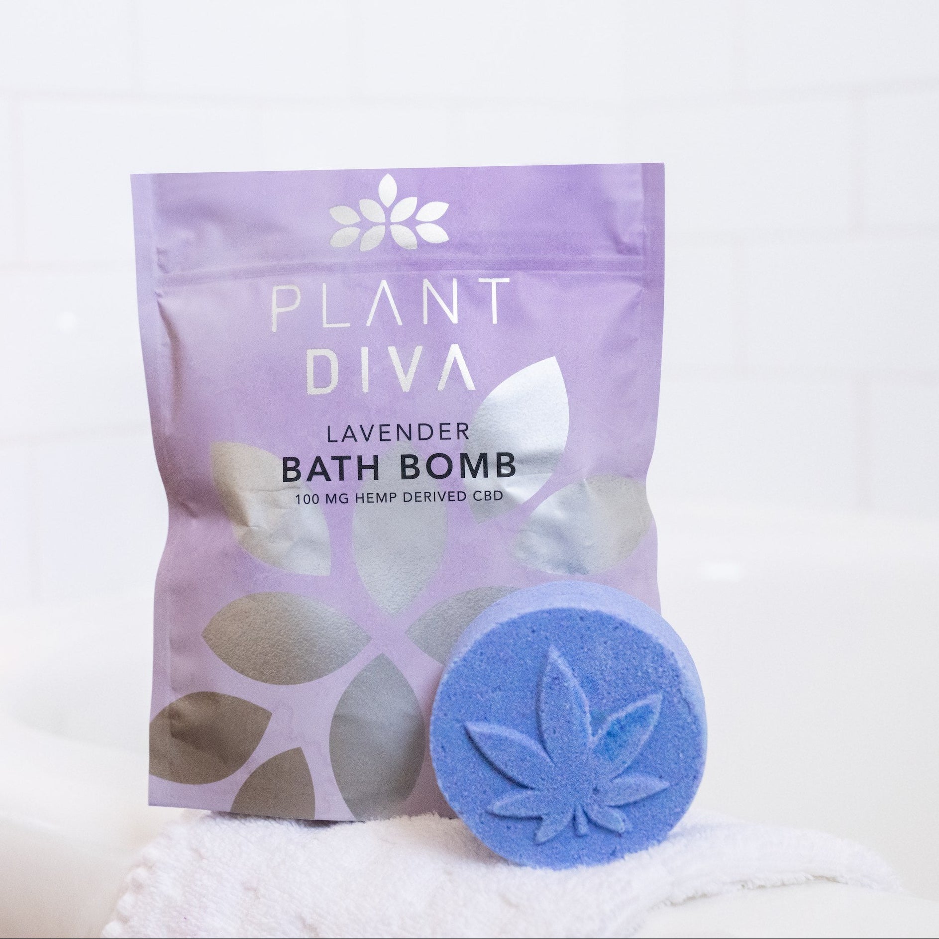 Plant Diva Lavender  CBD Bath Bomb