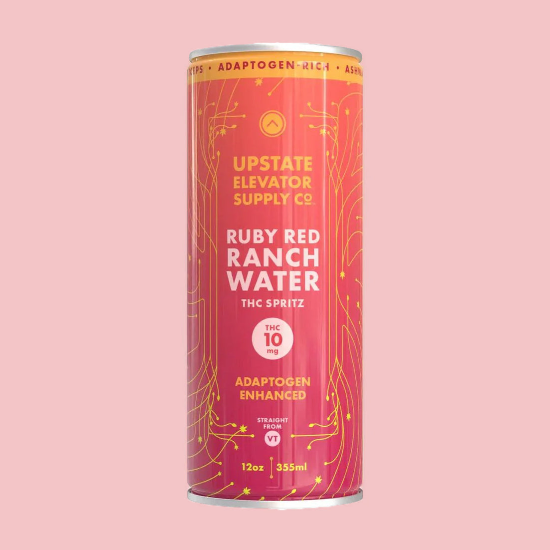 Ruby Red Ranch Water | 10mg THC + Adaptogens | 4-Pack