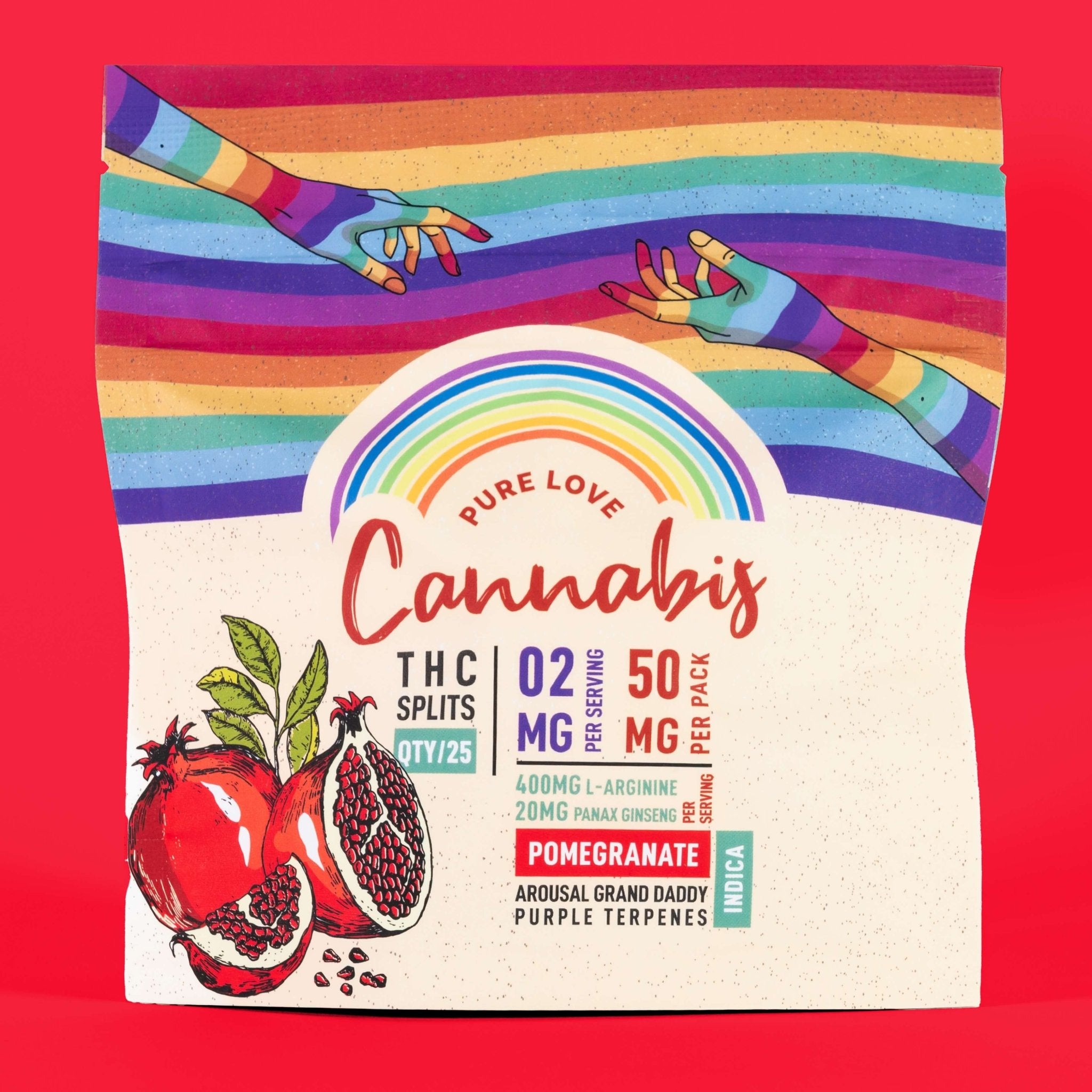 Sex Gummies with THC - Pomegranate