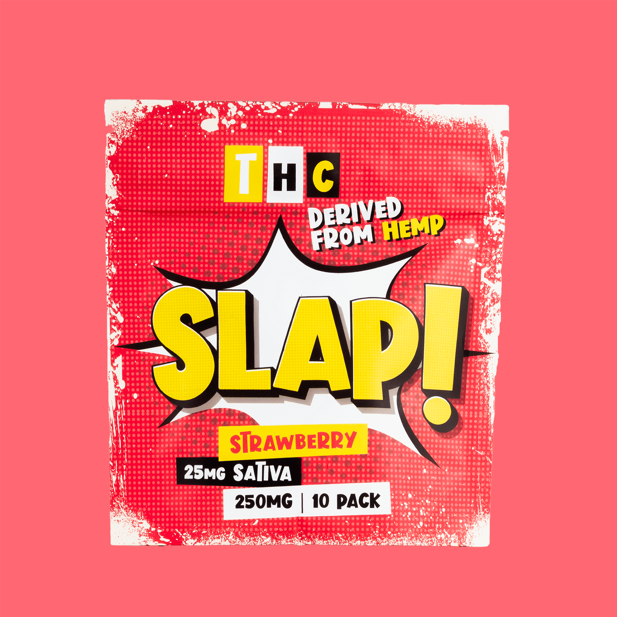 Slap! Strawberry Sativa THC Gummies | 10 pack