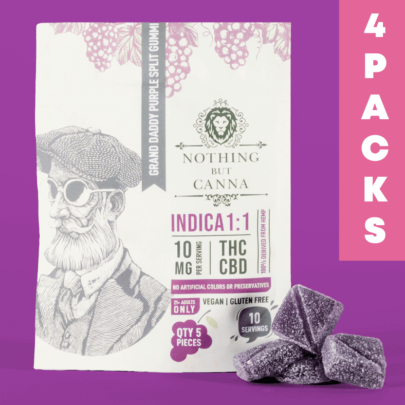 THC + CBD Gummies Pride Pack – 500mg THC + 500mg CBD | 10 Gummy Bags