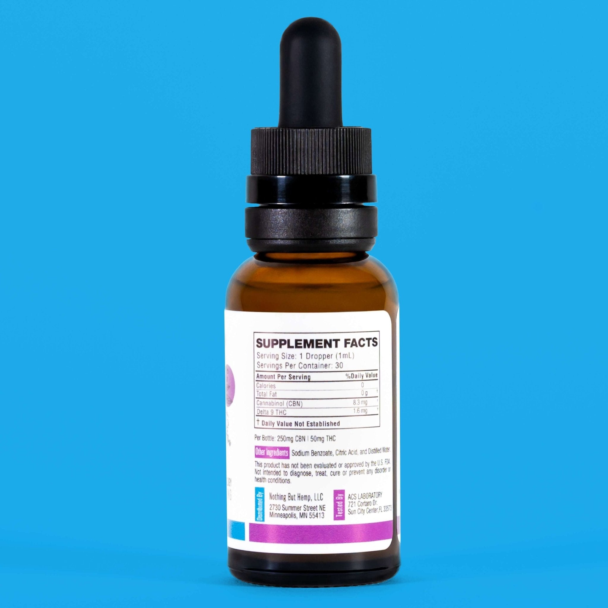 300mg THC & CBN Tincture Sleep | Beverage Enhancer