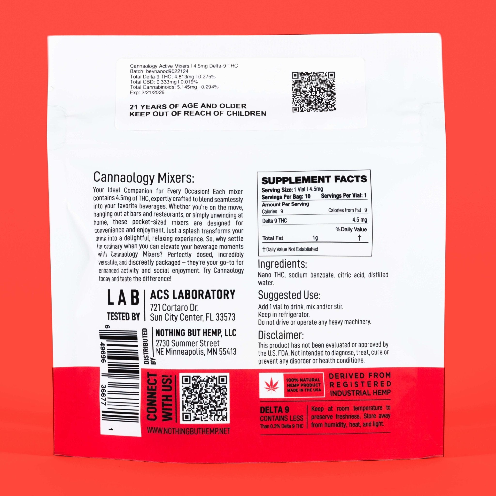 Active | THC Drink Enhancers | 4.5mg