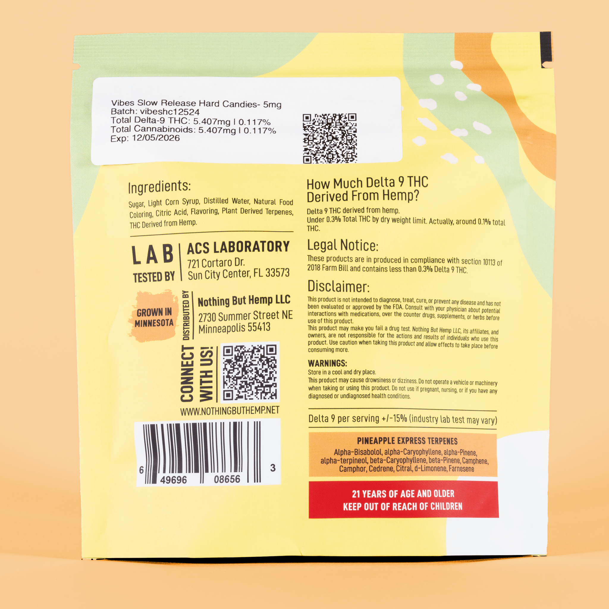 THC Hard Candy | Pineapple Express | 10 pack