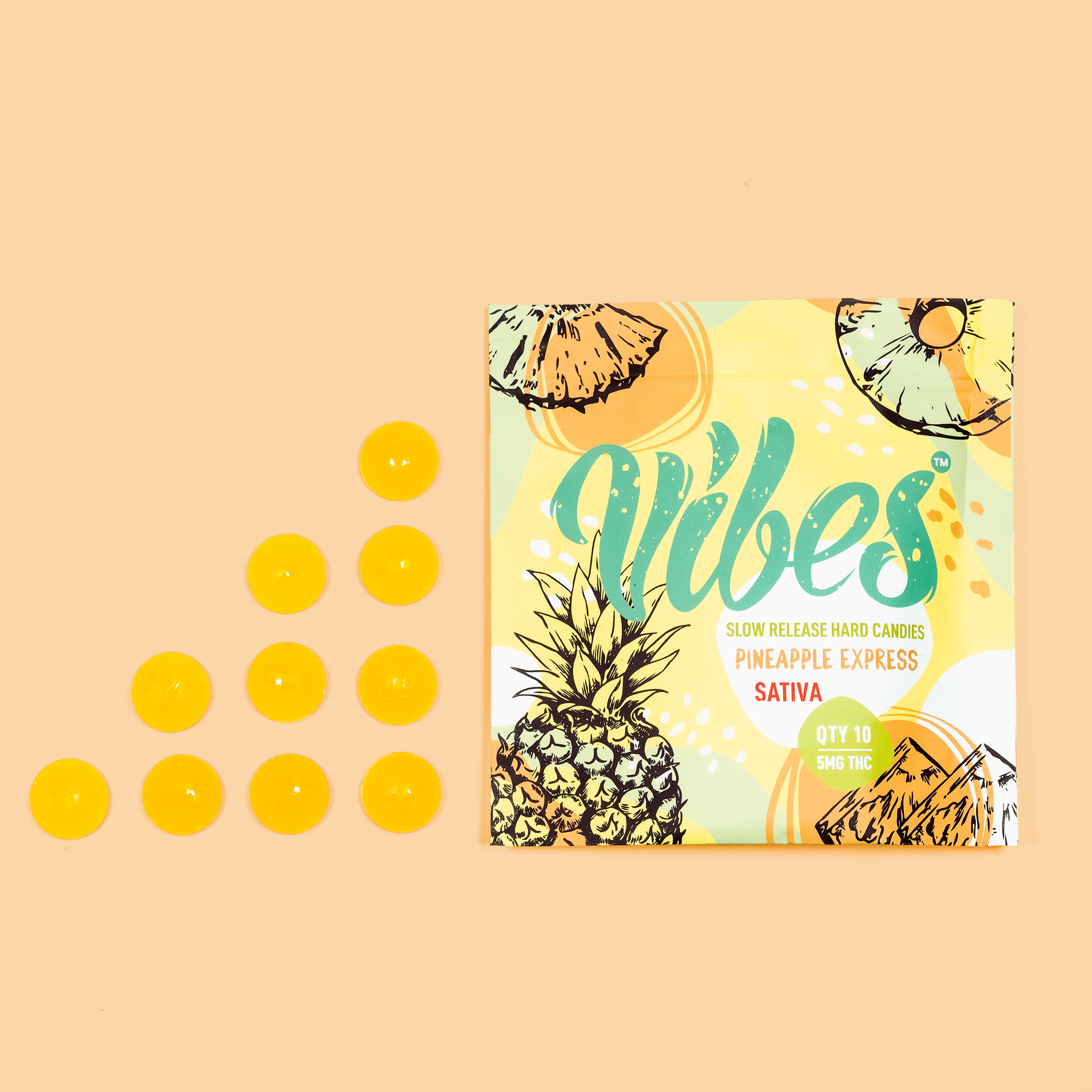 THC Hard Candy | Pineapple Express | 10 pack