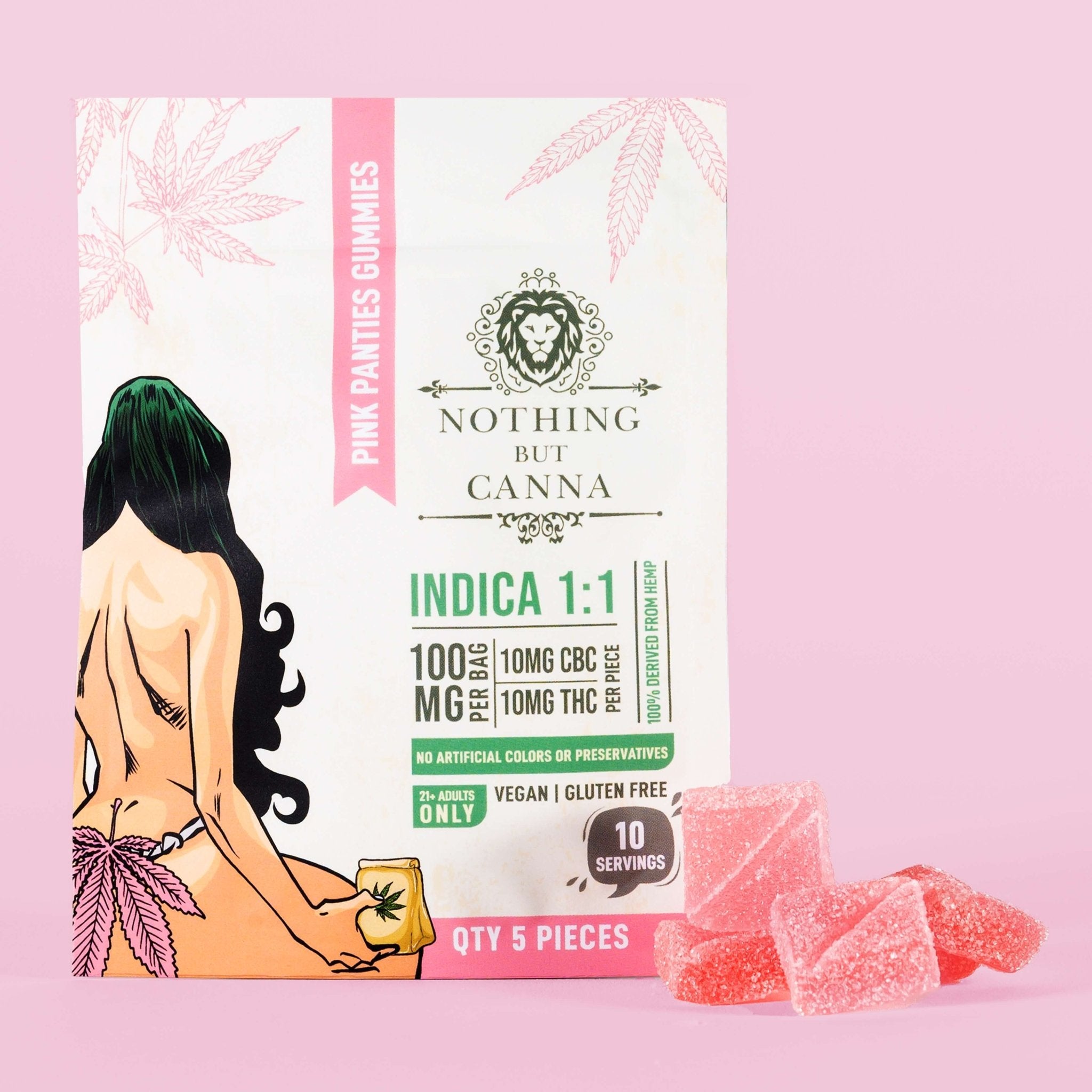 THC+CBC Gummies Pink Panties