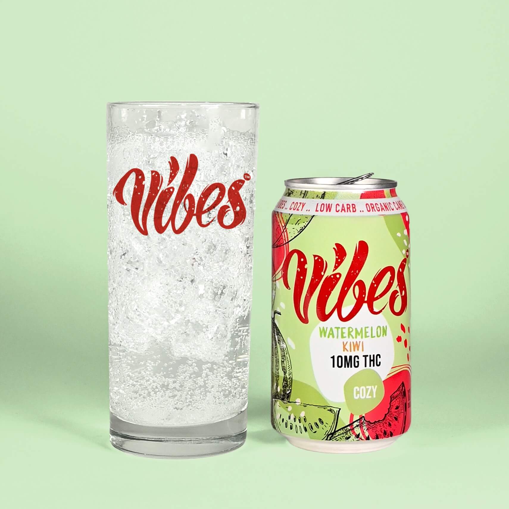 Vibes™ Cozy Watermelon Kiwi | THC Cooler