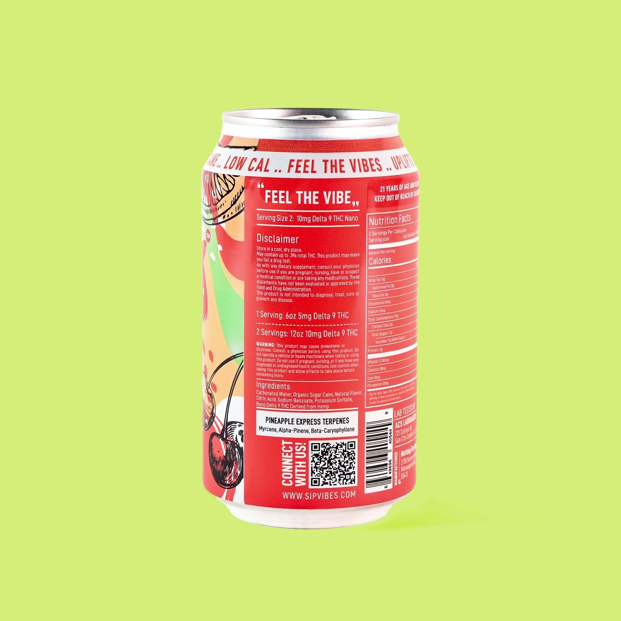 Vibes™ Fruit Punch Energize | THC Cooler