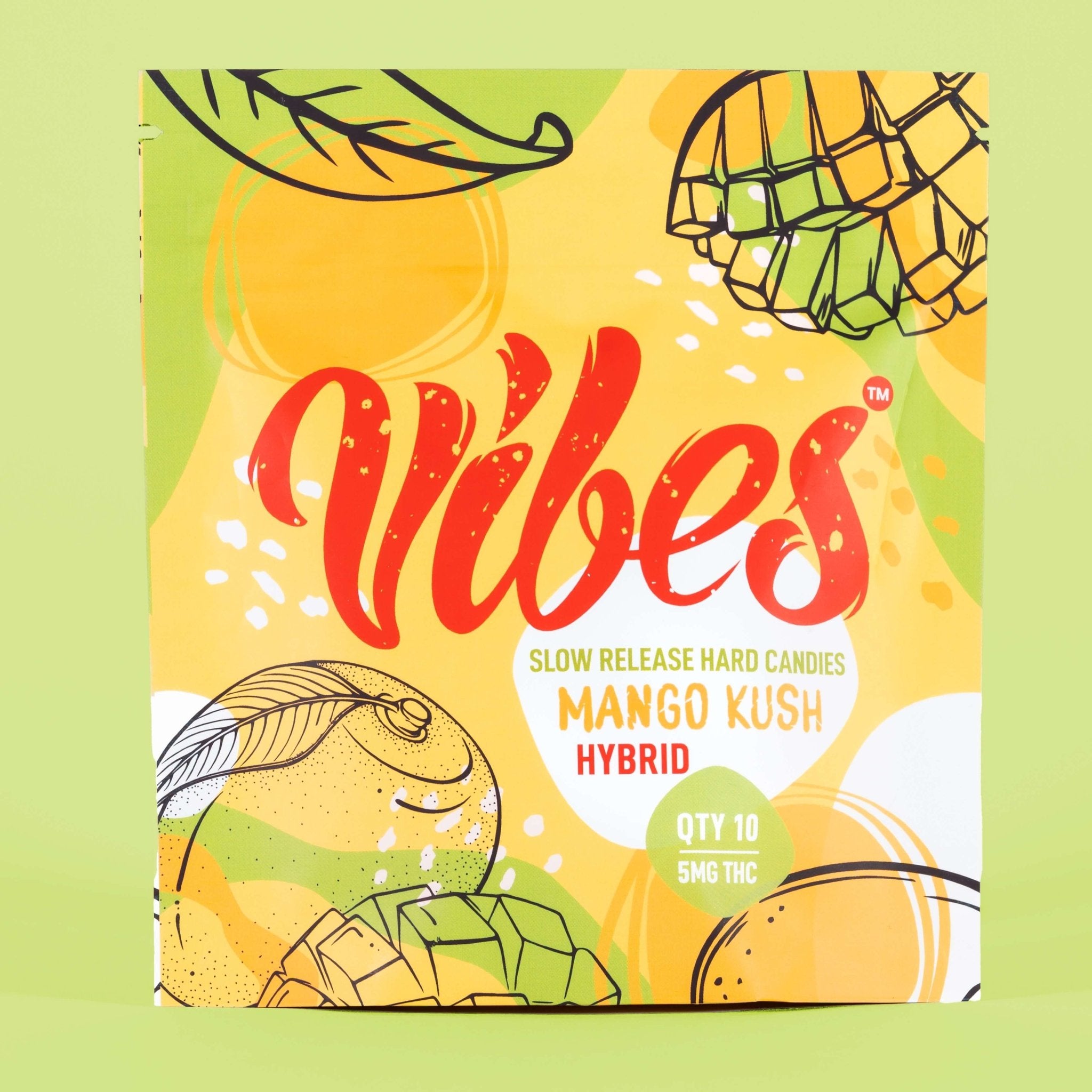 Vibes™ Hard Candies | Mango Kush Hybrid | 20 pack
