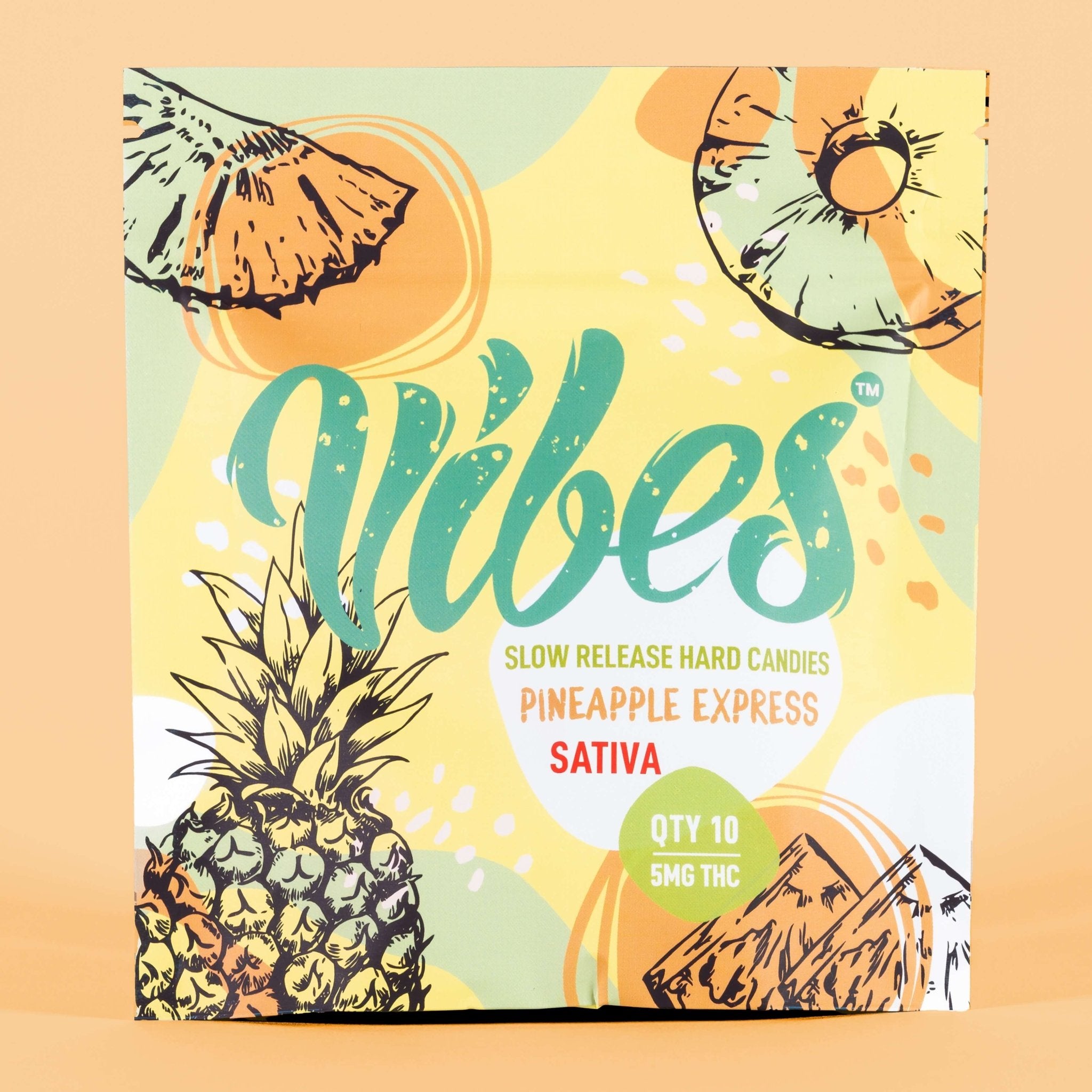 Vibes™ Hard Candies | Pineapple Express Sativa | 20 pack