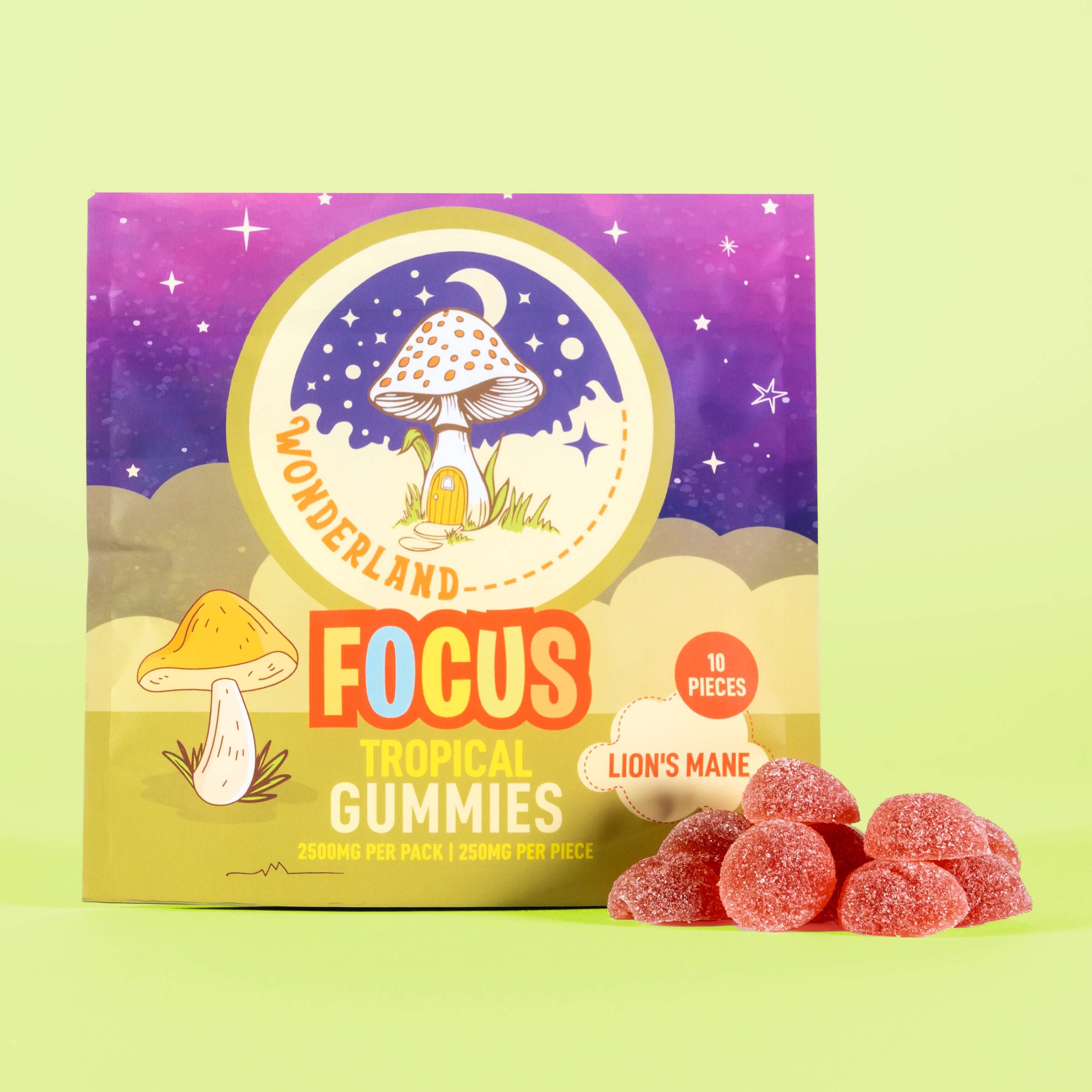 Lions Mane Mushroom Gummies for Focus